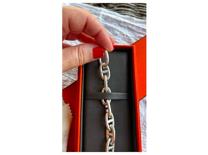 Hermès Ankerkette Armband Silber - Ansicht 4