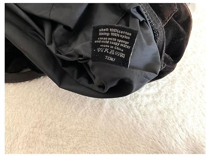 Borsa Sonia Rykiel in velluto marrone scuro - vista 8