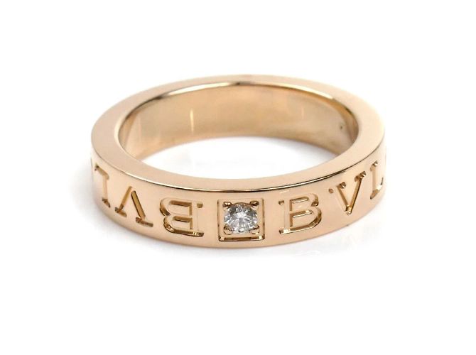 Bulgari Bvlgari 18K Roségold-Diamantring - Ansicht 3