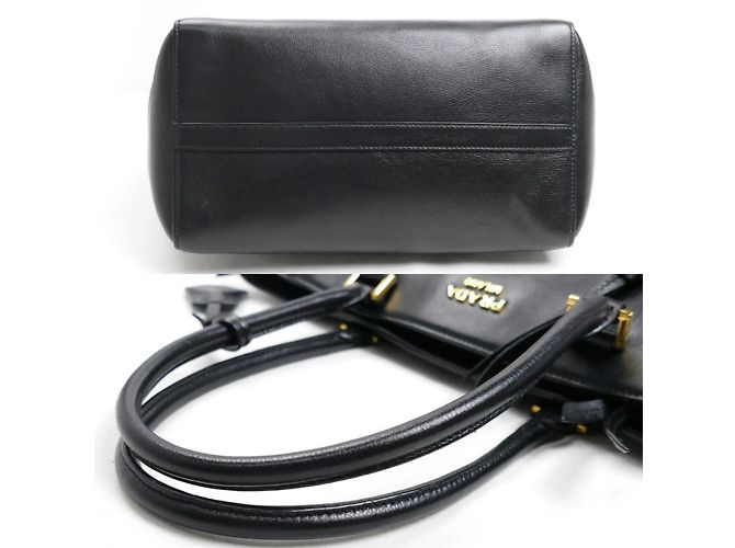 Bolsa de ombro 2 em 1 Prada na cor preta Preto - vista 3