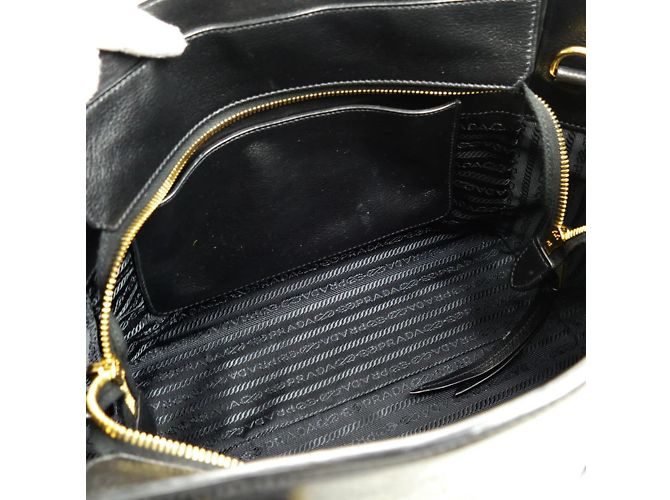 Bolsa de ombro 2 em 1 Prada na cor preta Preto - vista 5