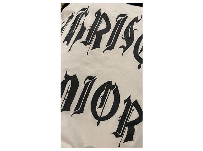 Top Christian Dior Street Chic de algodón blanco - vista 3