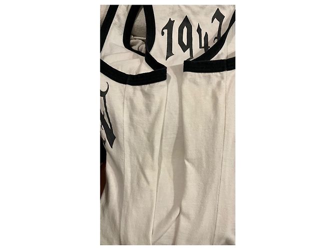 Top Christian Dior Street Chic de algodón blanco - vista 4