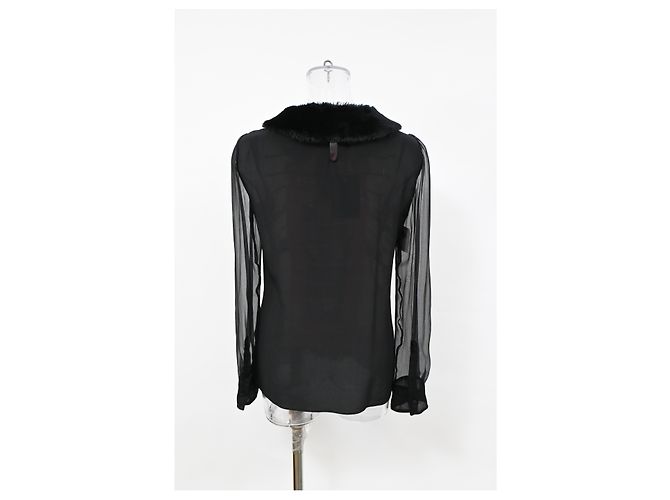 Multicolor Seidentop mit Telefonprint von Moschino Cheap & Chic London - Ansicht 8