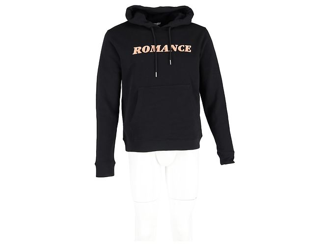 Hoodie Sandro Romance en coton noir - vue 4