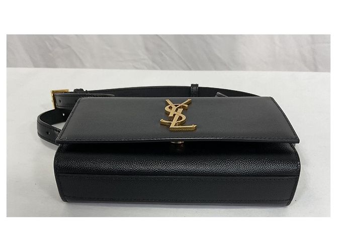 Bolso de cinturón Kate de Saint Laurent en cuero negro - vista 14