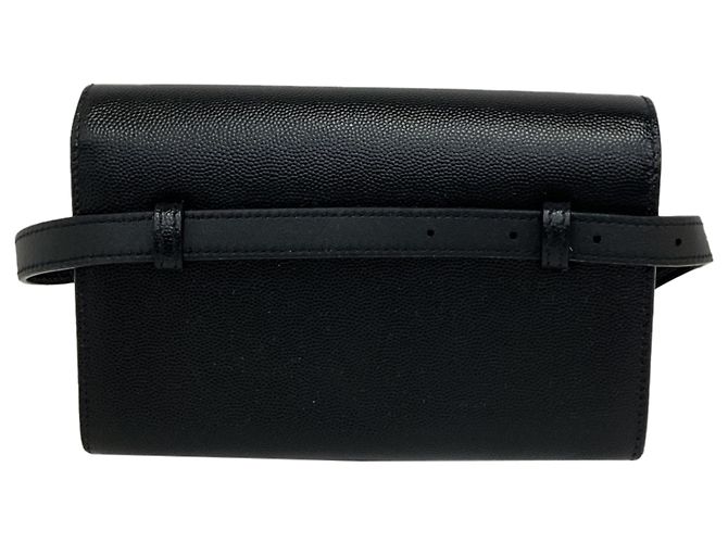 Bolso de cinturón Kate de Saint Laurent en cuero negro - vista 8