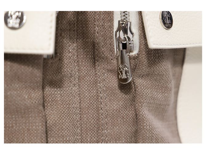 Zaino Brunello Cucinelli in cotone marrone - vista 16