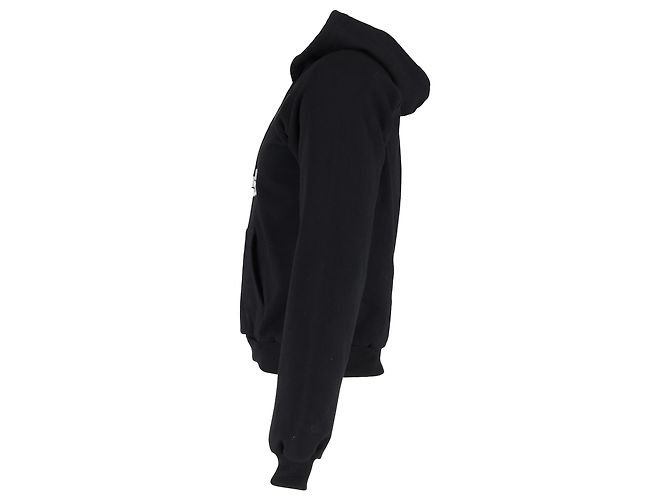 Edge Céline Celine Hoodie Entsperren Sie Ihre Fantasien aus schwarzer Baumwolle - Ansicht 2