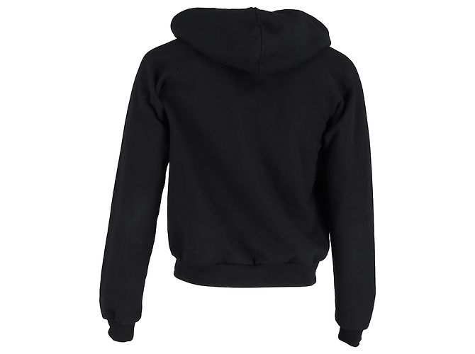 Edge Céline Celine Hoodie Entsperren Sie Ihre Fantasien aus schwarzer Baumwolle - Ansicht 3