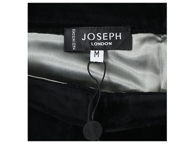 Falda lápiz Joseph en terciopelo negro - vista 4