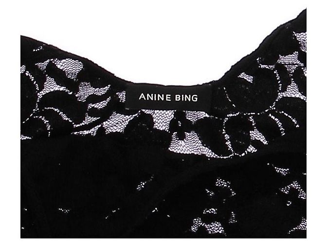 Body de encaje negro Anine Bing - vista 5