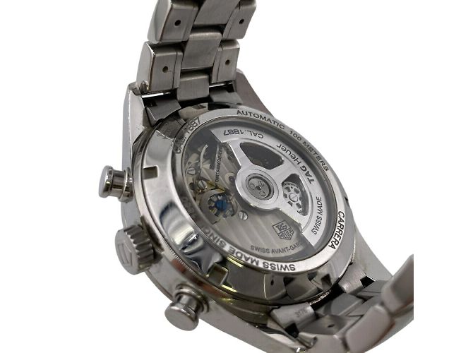 TAG Heuer Carrera Automatic Wristwatch Silvery - view 4