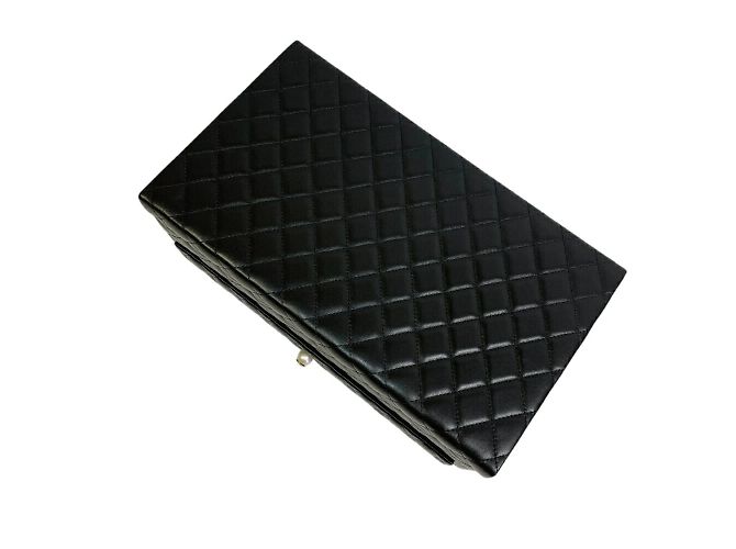 Coffre à bijoux Matelassé Chanel Noir Blanc - vue 5