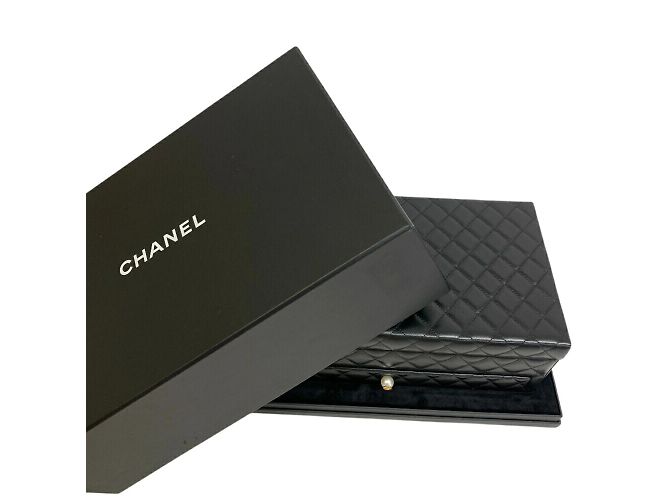 Coffre à bijoux Matelassé Chanel Noir Blanc - vue 9