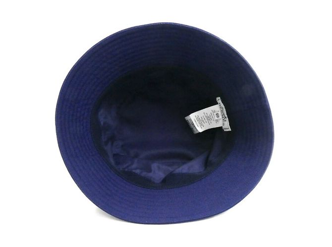 Hermès Cappello bucket Hermes Jean Sunshine in blu navy - vista 5