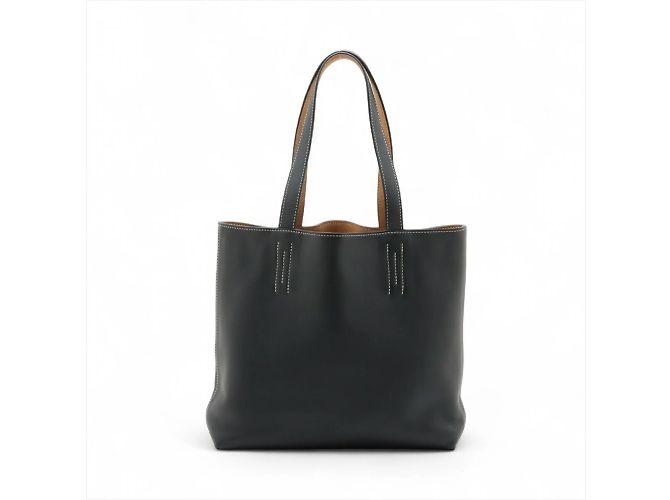 Hermès Borsa a Spalla Hermes Double Sens 28 Blu - vista 2