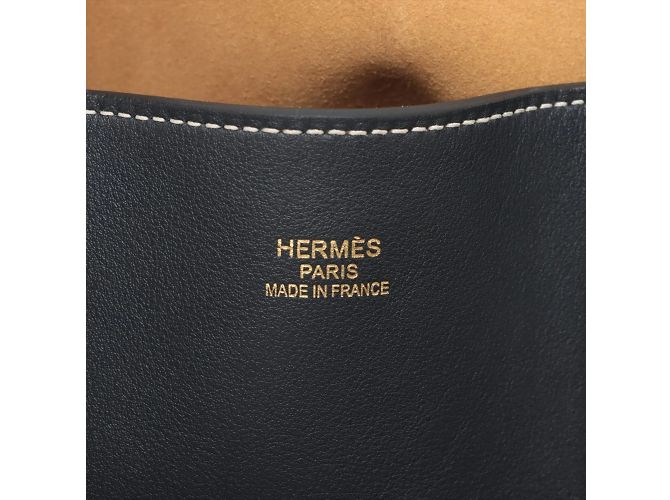 Hermès Borsa a Spalla Hermes Double Sens 28 Blu - vista 8