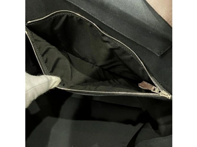 Borsa Tote in Tela Officier Cabag GM di Hermès Blu navy - vista 6