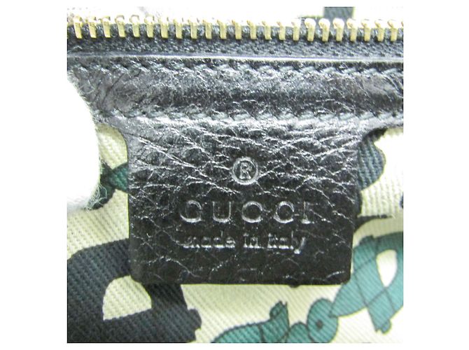 Guccissima Damen Leder Tote Bag Schwarz - Ansicht 12