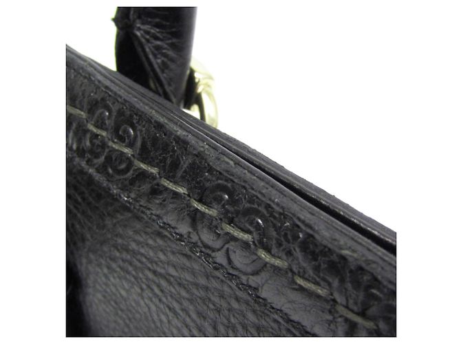 Guccissima Damen Leder Tote Bag Schwarz - Ansicht 9
