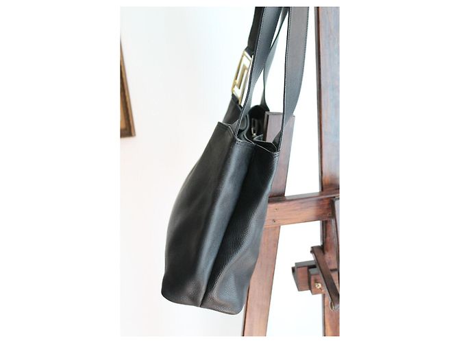 Lancel Black Leather Handbag - view 4