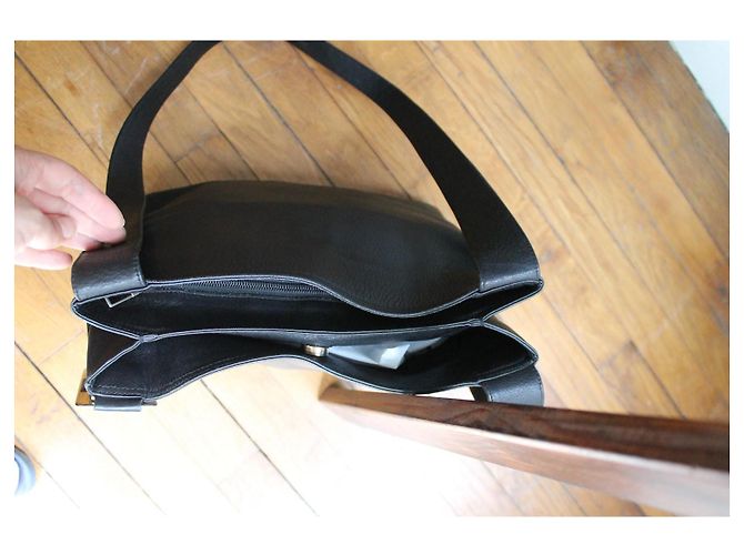 Lancel Black Leather Handbag - view 6