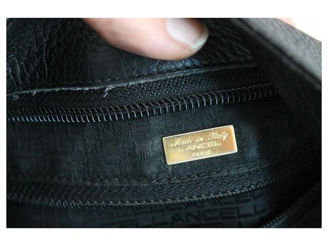Lancel Black Leather Handbag - view 8