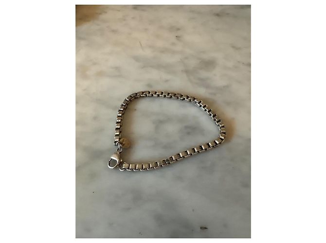 Tiffany & Co Bracciale a maglie veneziane Silver hardware - vista 2