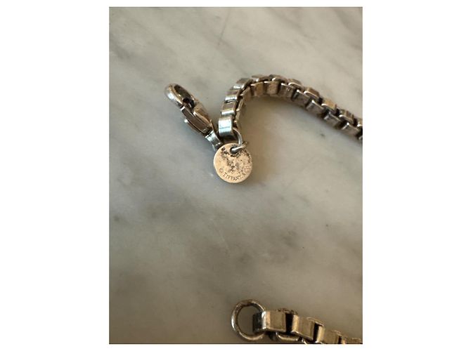 Tiffany & Co Bracciale a maglie veneziane Silver hardware - vista 3