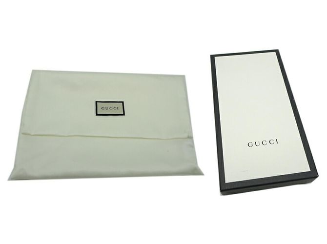 Gucci Langgeldbörse Rot Beige Grün Khaki - Ansicht 9