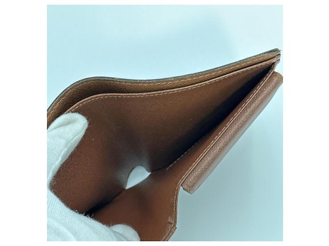 Louis Vuitton Bi-Fold Geldbörse aus Monogramm-Canvas Braun - Ansicht 12