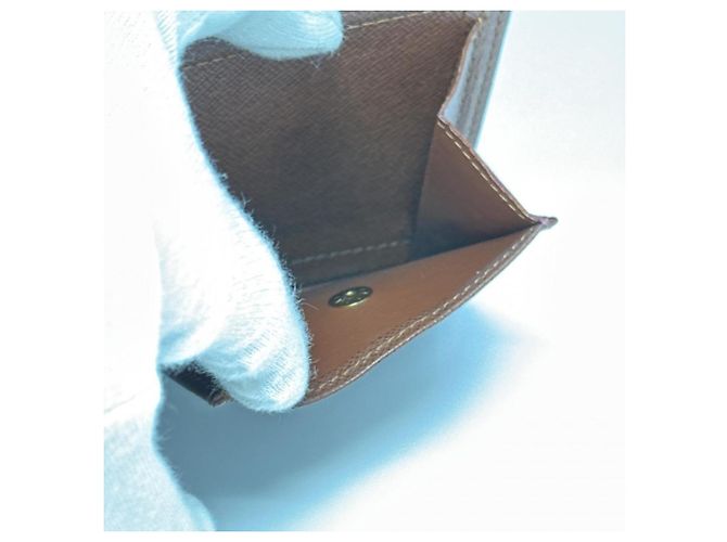 Louis Vuitton Bi-Fold Geldbörse aus Monogramm-Canvas Braun - Ansicht 14