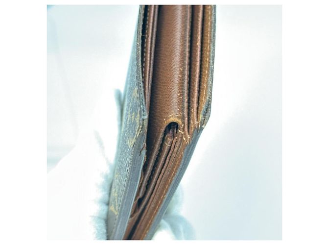 Louis Vuitton Bi-Fold Geldbörse aus Monogramm-Canvas Braun - Ansicht 8