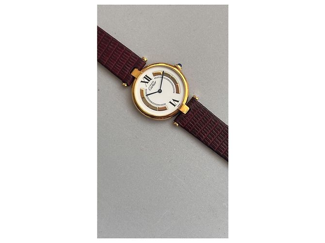 Cartier Vendôme Trinity Uhr Vermeil 30 mm Weiß - Ansicht 4