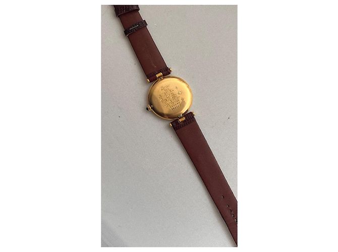 Cartier Vendôme Trinity Uhr Vermeil 30 mm Weiß - Ansicht 6