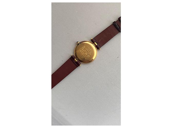 Cartier Vendôme Trinity Uhr Vermeil 30 mm Weiß - Ansicht 7