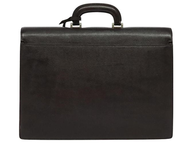 Borsa da lavoro in pelle marrone BURBERRY Auth bs25430 - vista 2