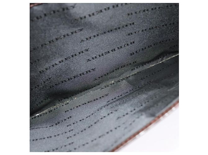 Borsa da lavoro in pelle marrone BURBERRY Auth bs25430 - vista 22