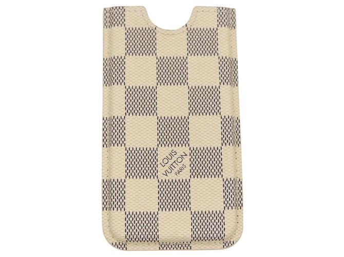 LOUIS VUITTON Damier Ebene Monogram Damier Azur iPhone Case 3 Set LV Auth 122874 - vista 2