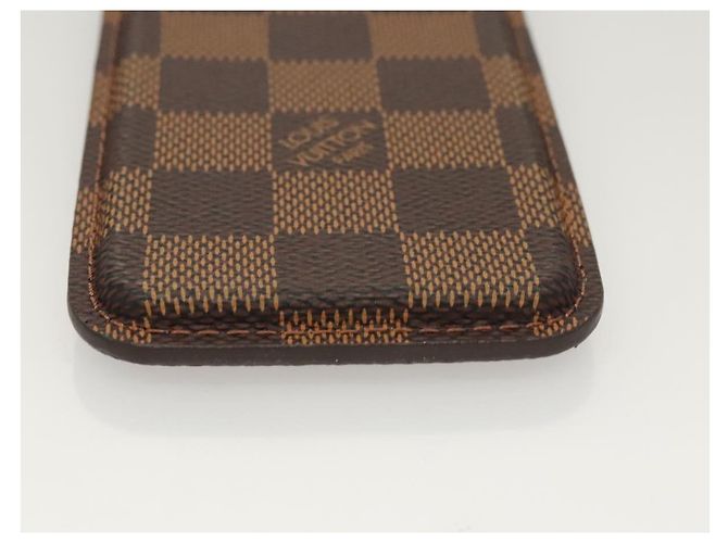 LOUIS VUITTON Damier Ebene Monogram Damier Azur iPhone Case 3 Set LV Auth 122874 - vista 20