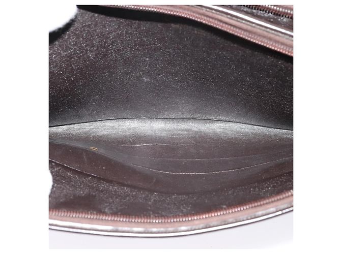 Borsa a spalla in tela Trotter Christian Dior marrone oro Auth sw647 D'oro - vista 11