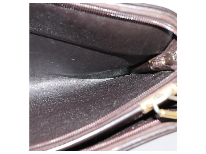Borsa a spalla in tela Trotter Christian Dior marrone oro Auth sw647 D'oro - vista 19