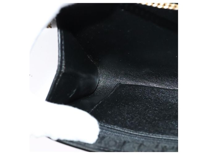 Borsa a spalla in tela Trotter Christian Dior nera e oro Auth yk18198 Nero D'oro - vista 20