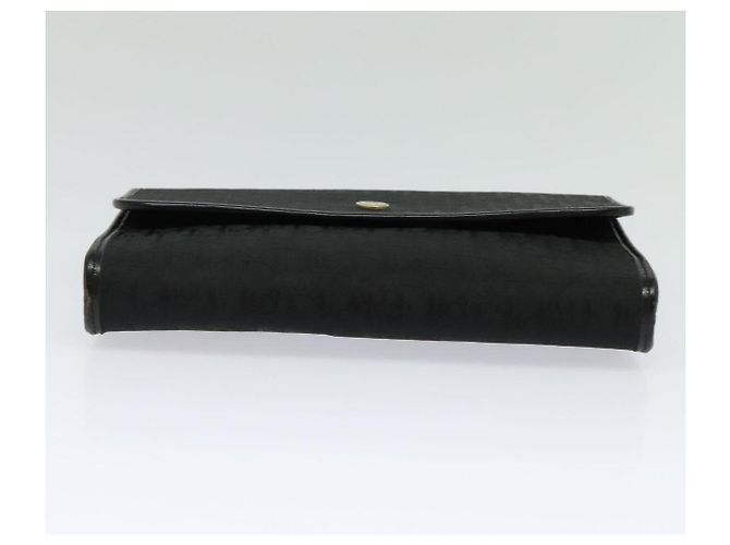 Borsa a spalla in tela Trotter Christian Dior nera e oro Auth yk18198 Nero D'oro - vista 5