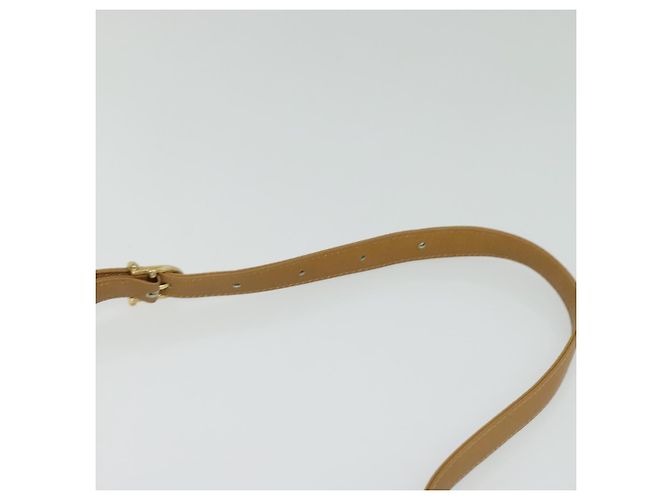 Céline Borsa a spalla in tela Macadam CELINE PVC beige oro Auth sw637 D'oro - vista 8