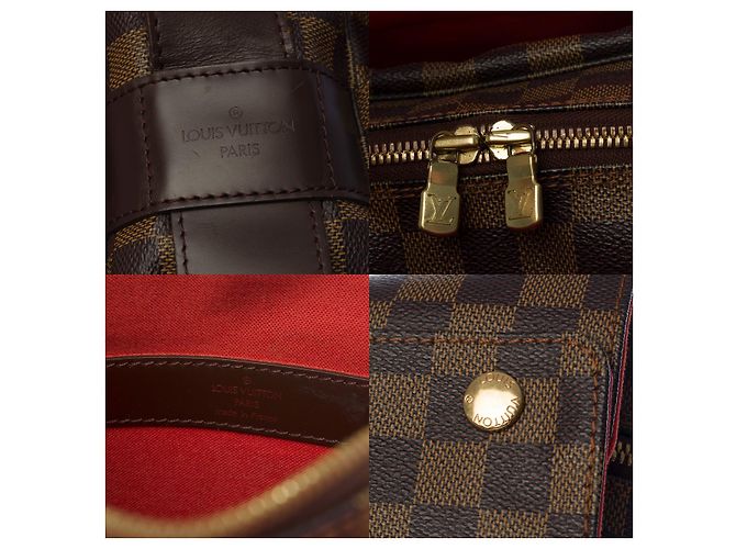 Borsa LOUIS VUITTON Naviglio in Tela Marrone - 100238 - vista 6