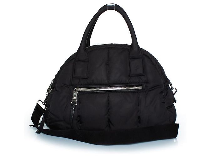 Prada, Bomber Bowler Tasche in Schwarz - Ansicht 2