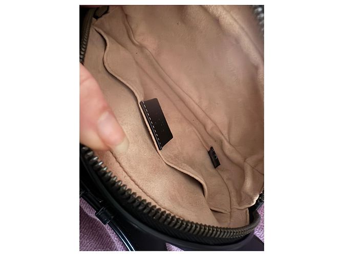 Borsa a cintura Gucci Marmont nera in pelle Nero - vista 6