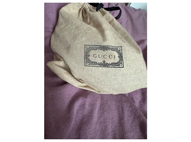 Borsa a cintura Gucci Marmont nera in pelle Nero - vista 9